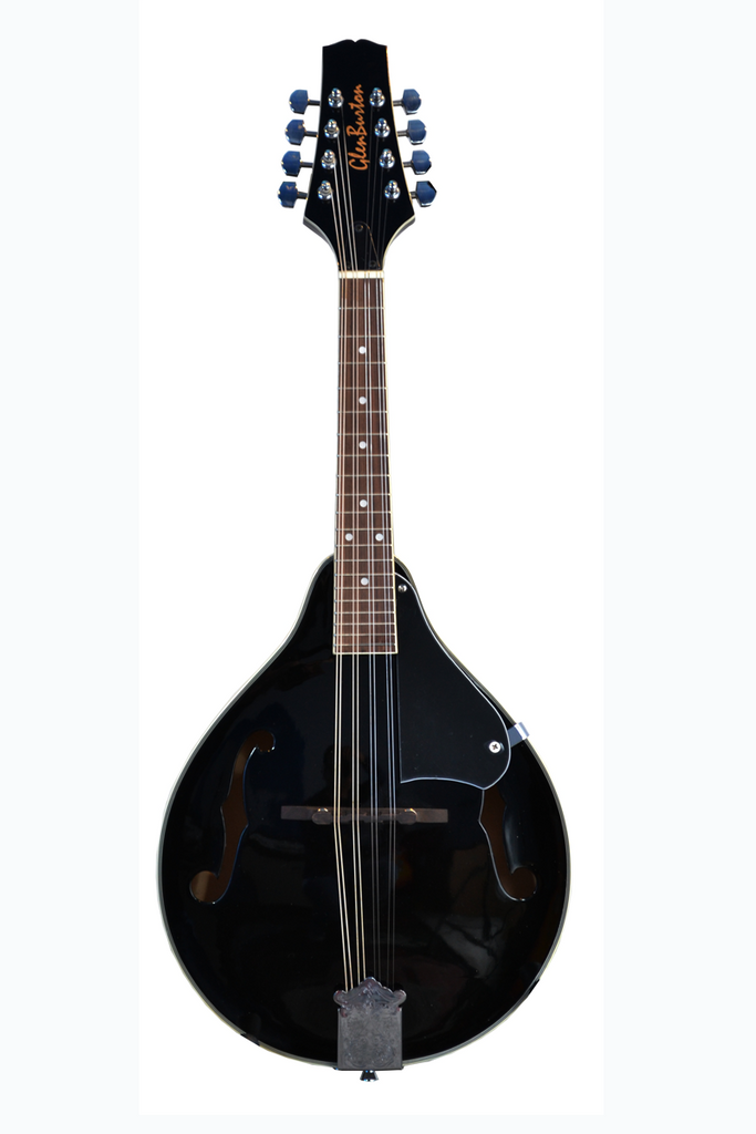 Glen Burton MDL-A1-BK A-Style Mandolin w/ Gig Bag Black - ccttek