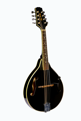 Glen Burton MDL-A1-BK A-Style Mandolin w/ Gig Bag Black - ccttek