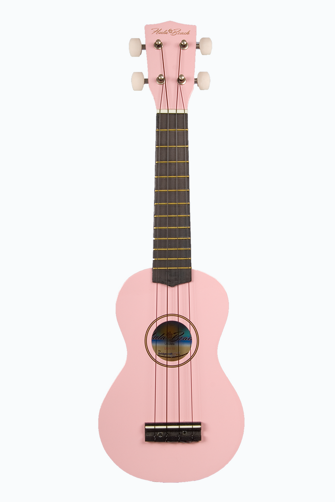 Hula Beach UKH-10-PK Soprano Ukulele w/ Gig Bag - ccttek