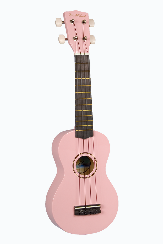 Hula Beach UKH-10-PK Soprano Ukulele w/ Gig Bag - ccttek