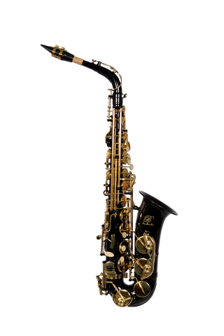 B - U.S.A. WAS-BK Alto Saxophone Black - ccttek