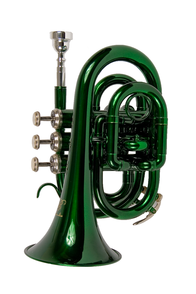 B - U.S.A. WTR-PK-GR Pocket Trumpet Green - ccttek